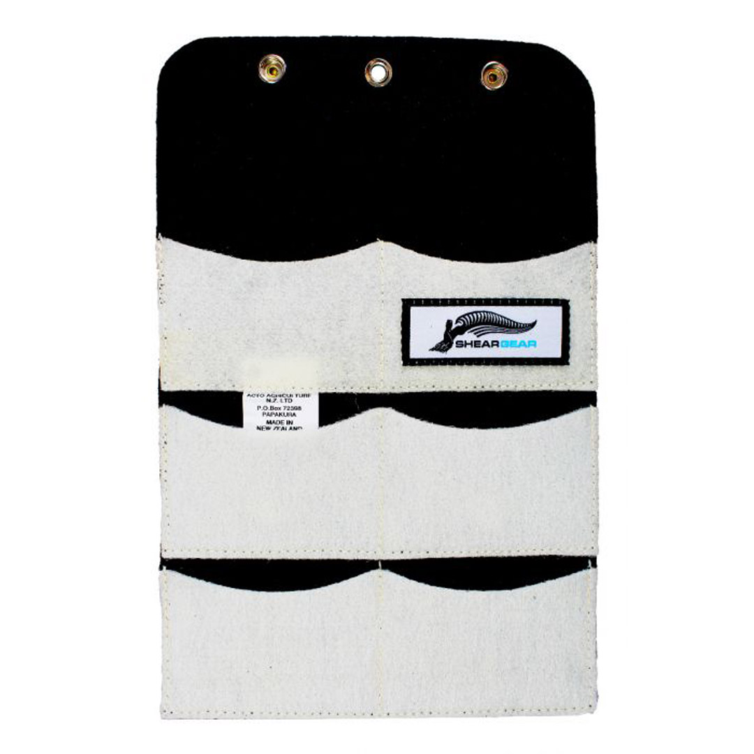 ShearGear Comb Holder Felt Show 6 Pocket