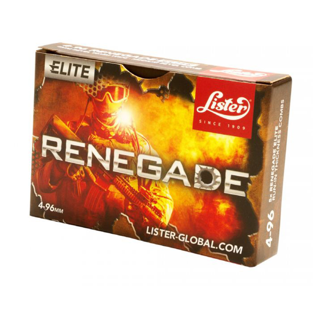 Lister Comb Renegade Medium Bevel 4mm x 96mm Run-In