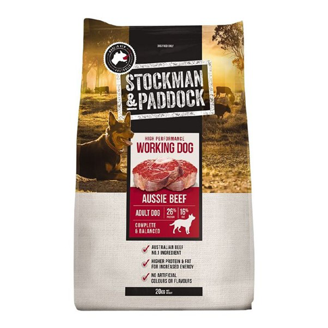 Stockman & Paddock Working Dog Dry Food 20kg