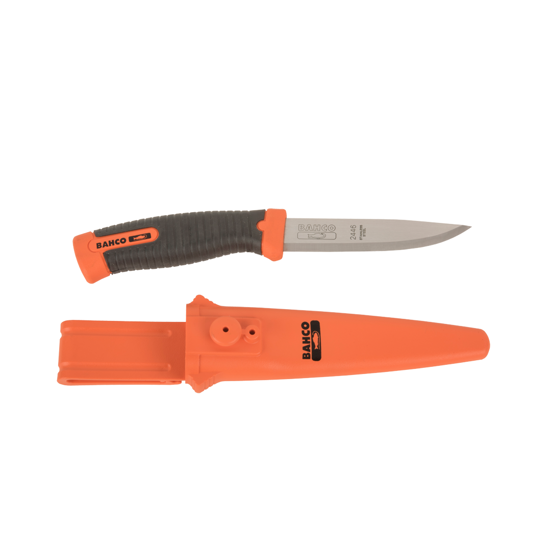 Bahco Multipurpose Knife With Double Button Holster