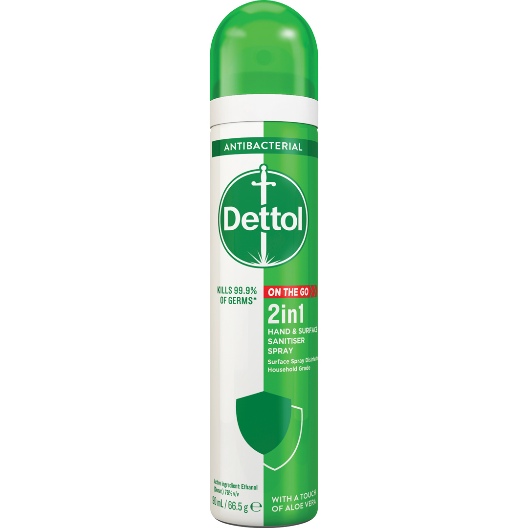 Dettol 2in1 Hand and Surface Sanitiser Spray 90 ml