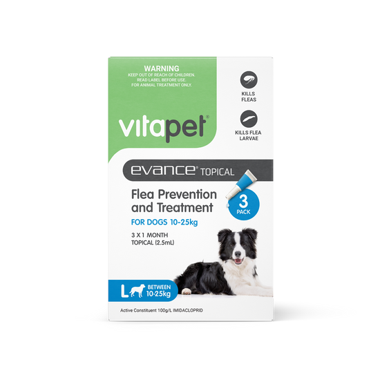 Evance Flea Prevention & Treatment Dog 10 To 25kg