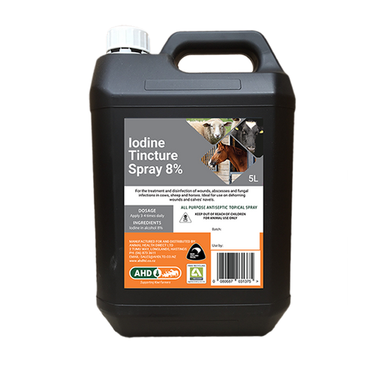 AHD Iodine Tincture 8% 5L