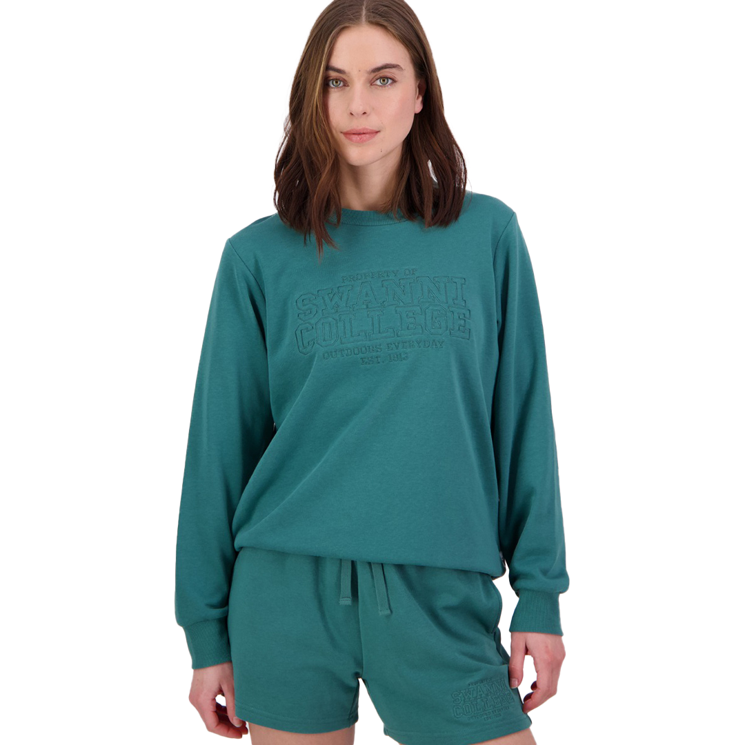 Swanndri Scholar Embroidered Crew Wmns