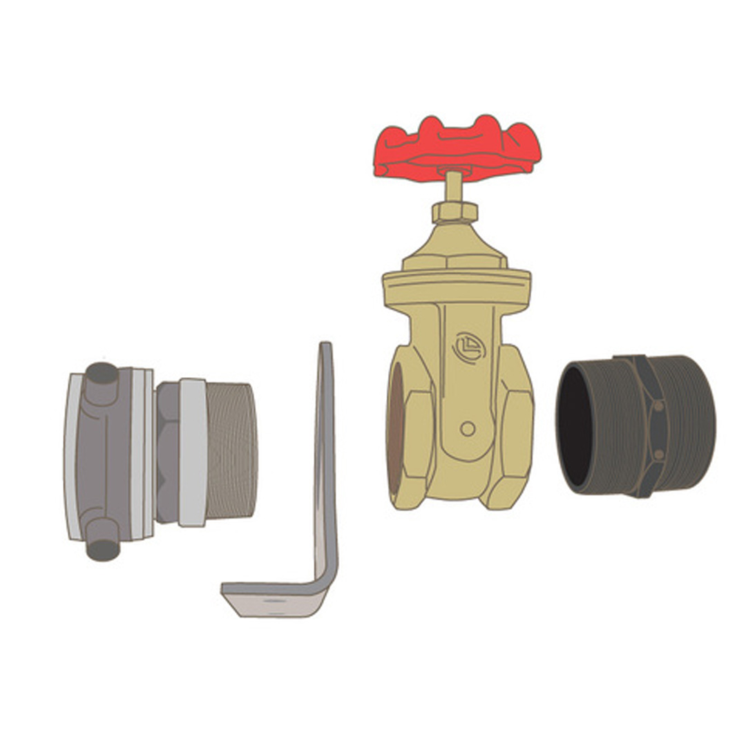 Devan Single Tank Fire Connection Kit