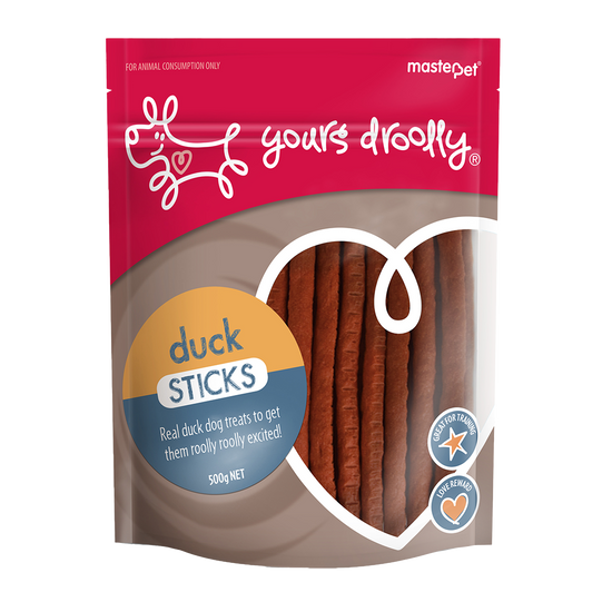 Yours Droolly Duck Sticks 500g