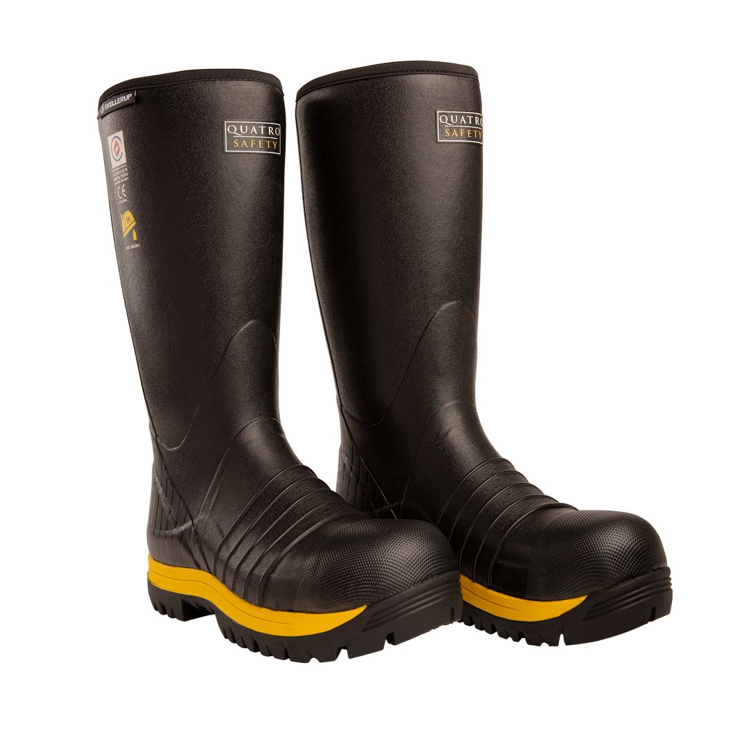 Skellerup Quatro Safety Gumboots Knee