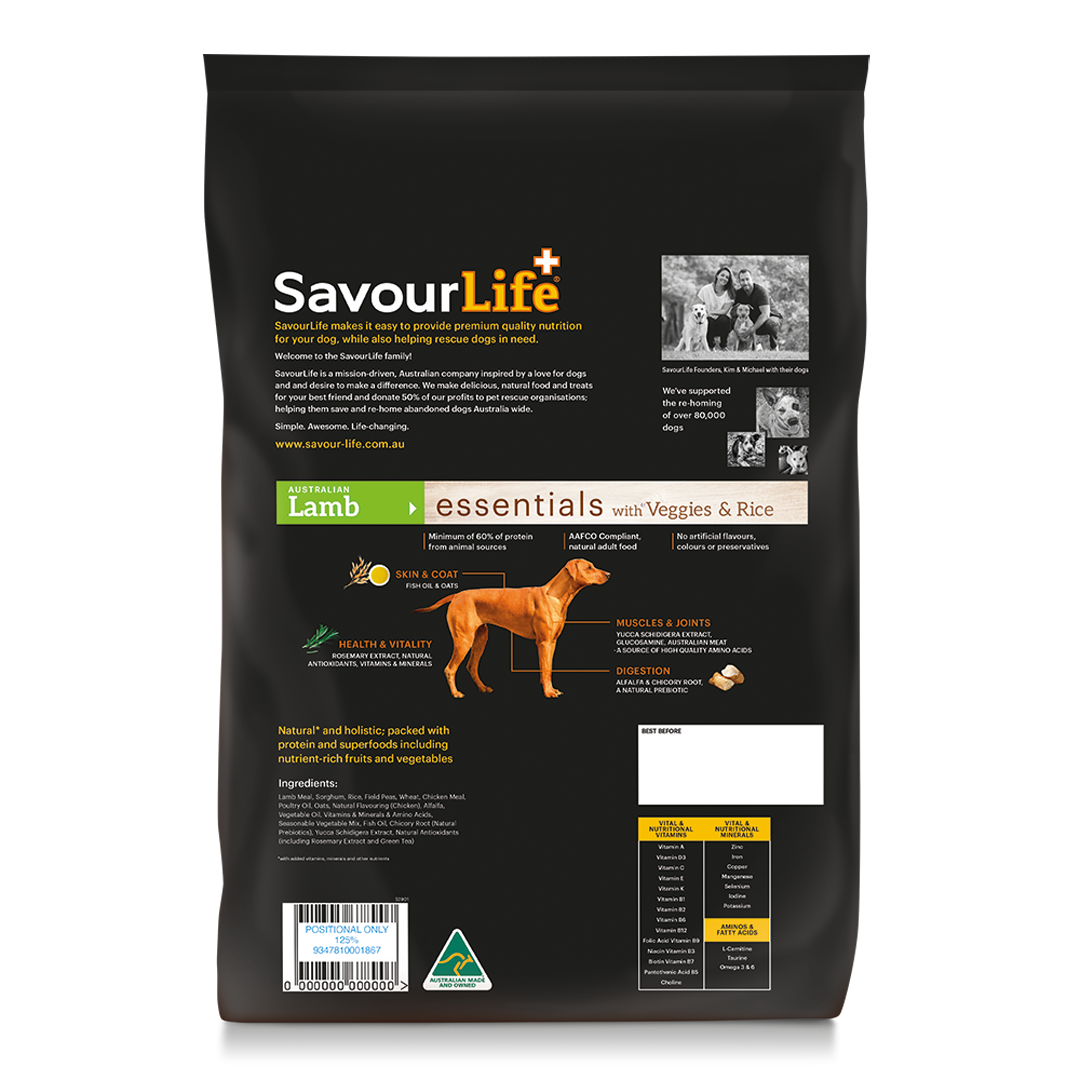 Savourlife Essentials Lamb 3kg