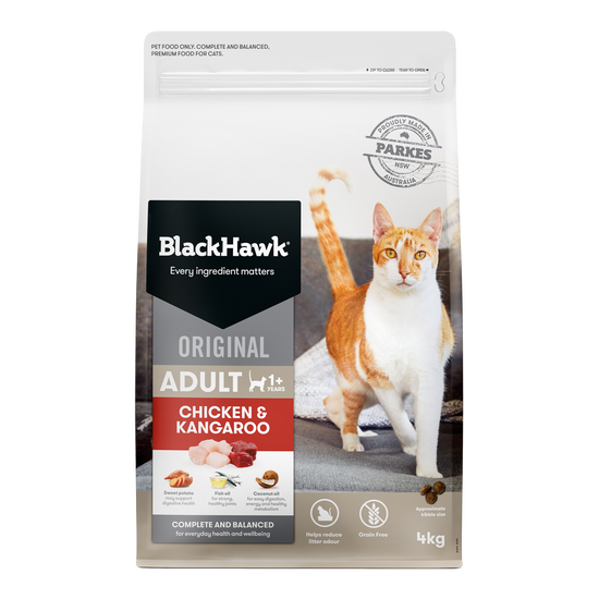Black Hawk Orig Cat Chick/Kangaroo 4kg
