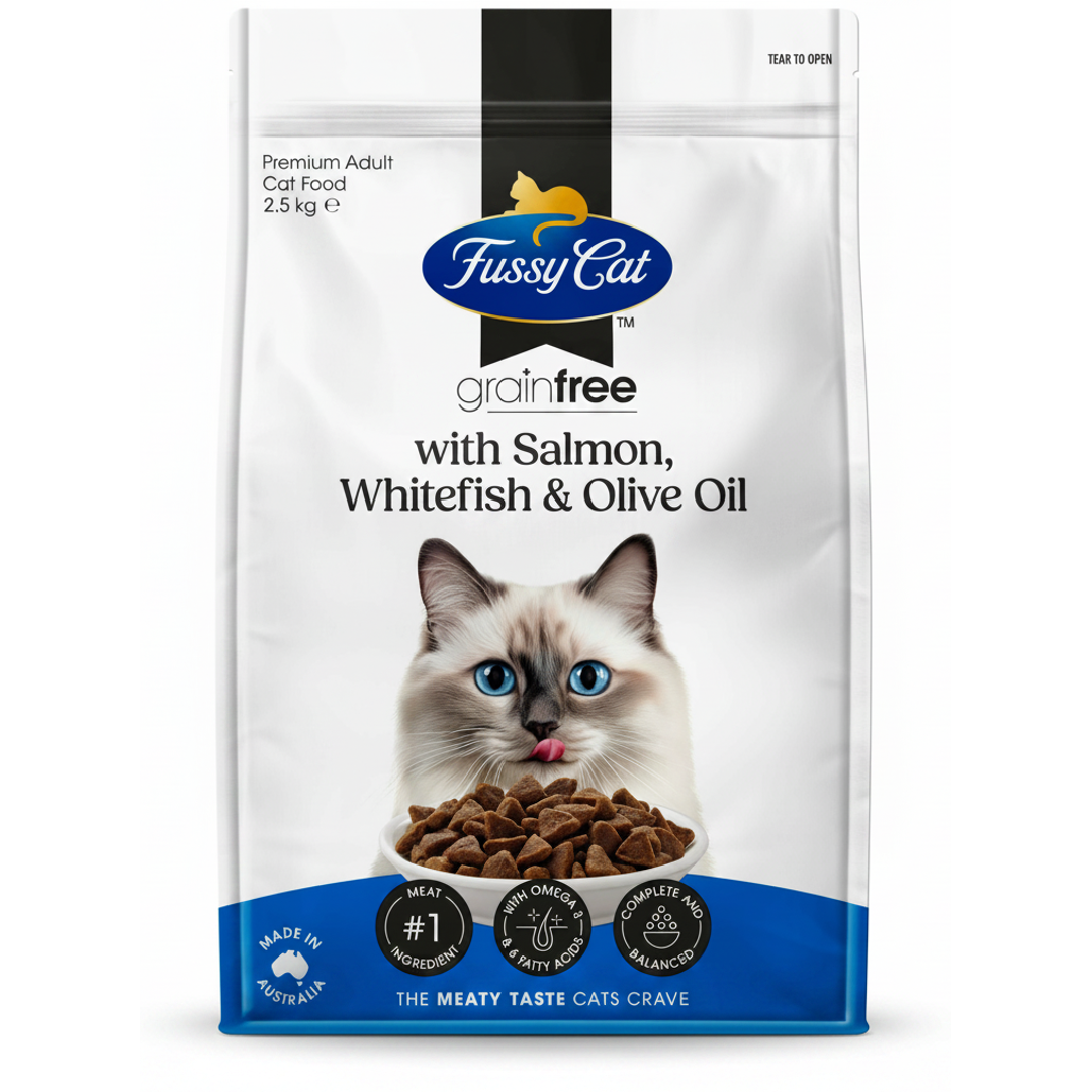 Fussy Cat Salmon, Whitefish & Olive Oil 2.5kg