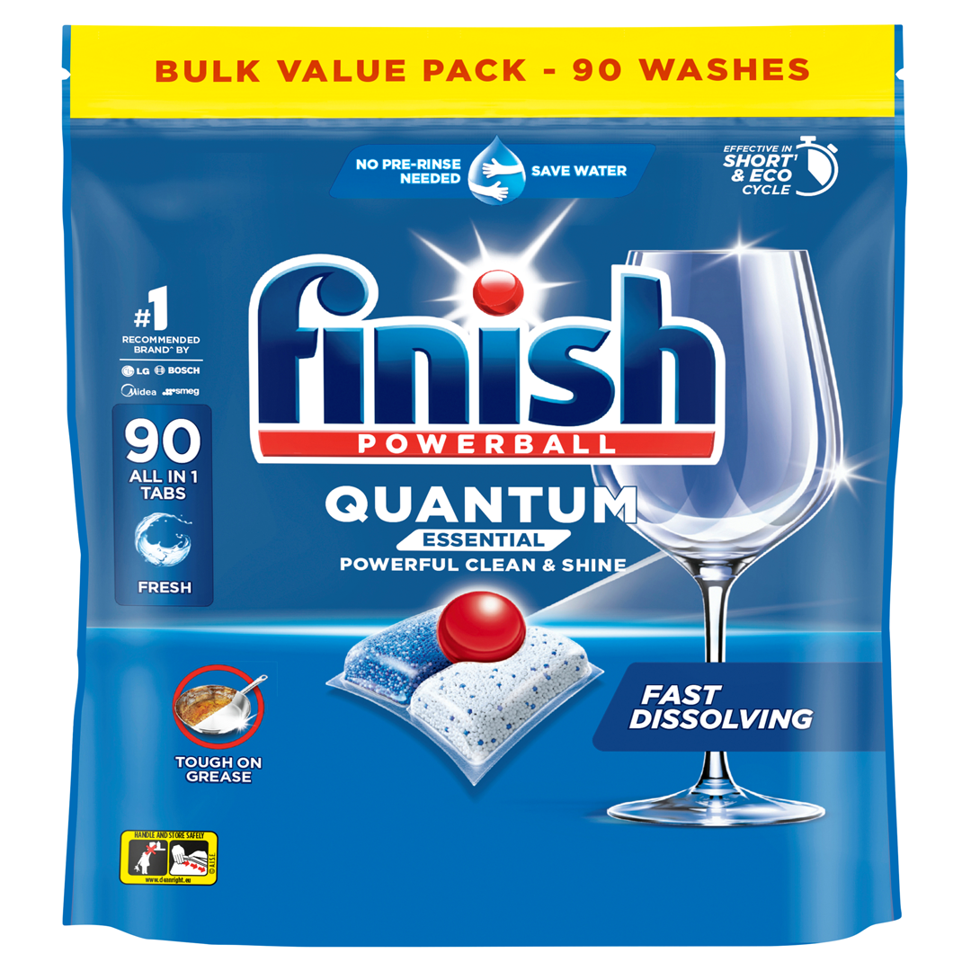 Finish Quantum Essential Dishwashing Tablets 90Pk