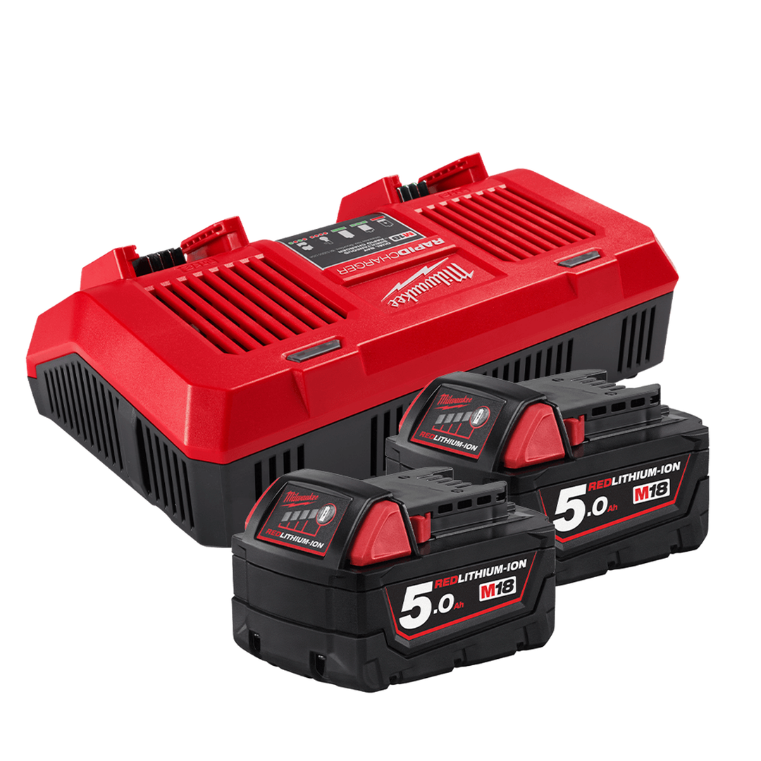 M18 Redlithium-Ion 5.0Ah Dual Bay Starter Pack