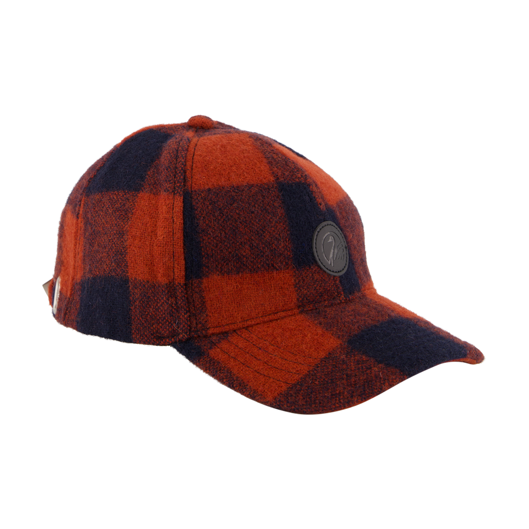 Swanni Wool Check Baseball Cap