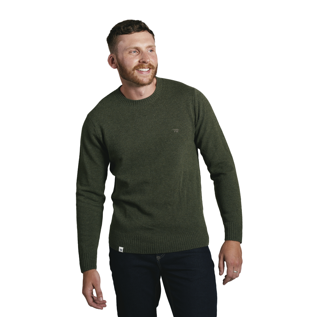 1972 Station NZ Merino Crew Neck Mns