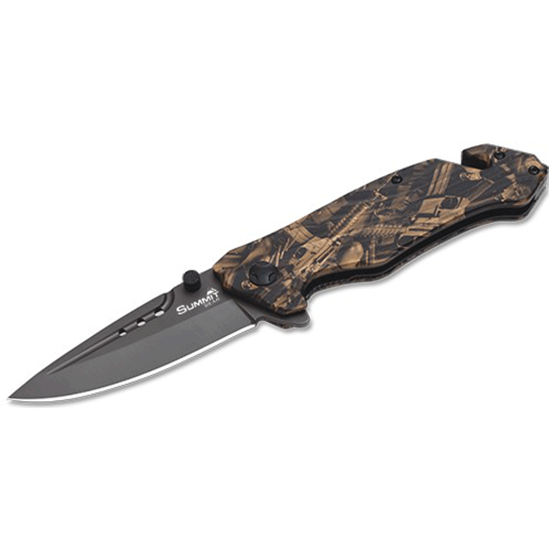 Taurus Pocket Knife Camouflage Brown