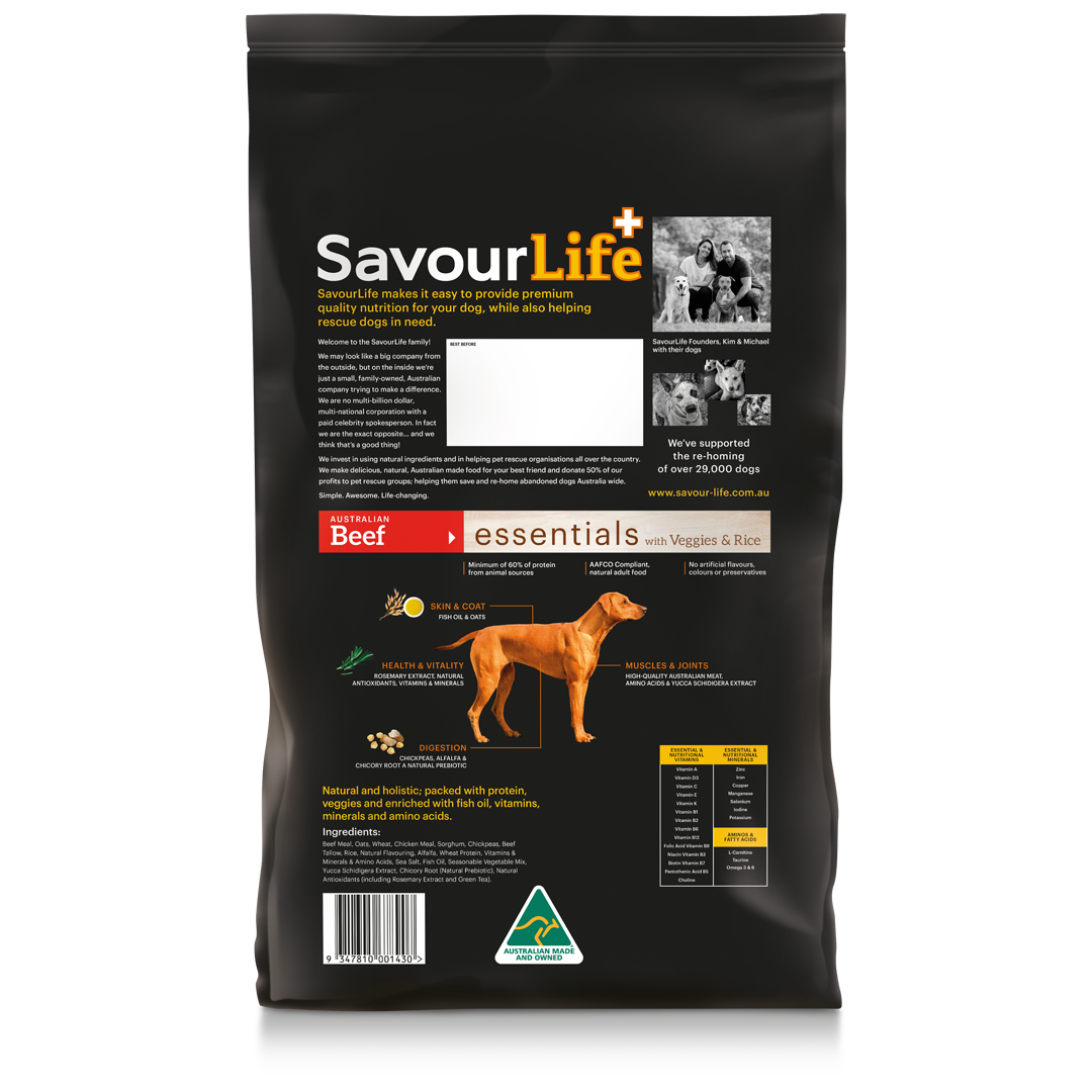 Savourlife Essentials Beef 15kg