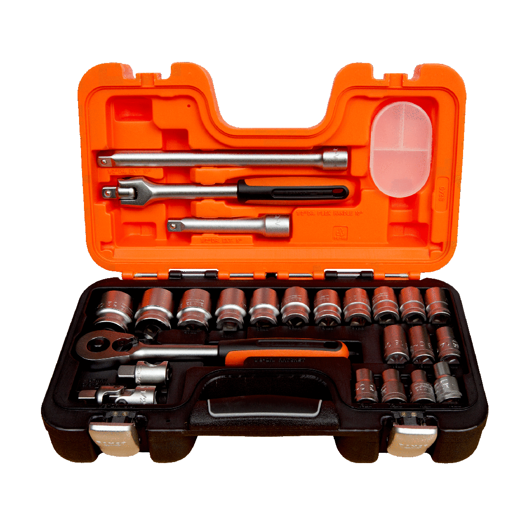 Bahco Socket Set 1/2in 24 Packet