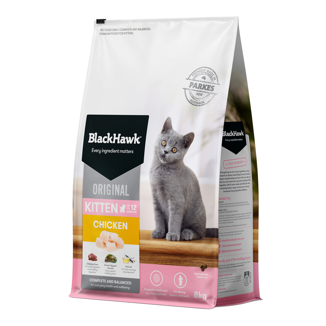 Black Hawk Orig Kitten Chicken 8kg