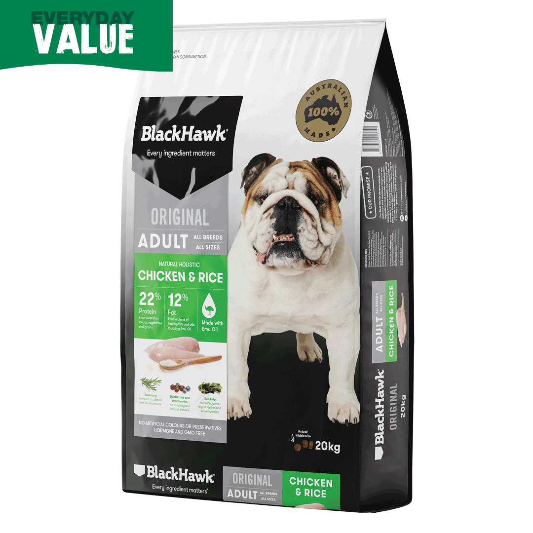 Black Hawk Dog Adult Chicken & Rice 20kg