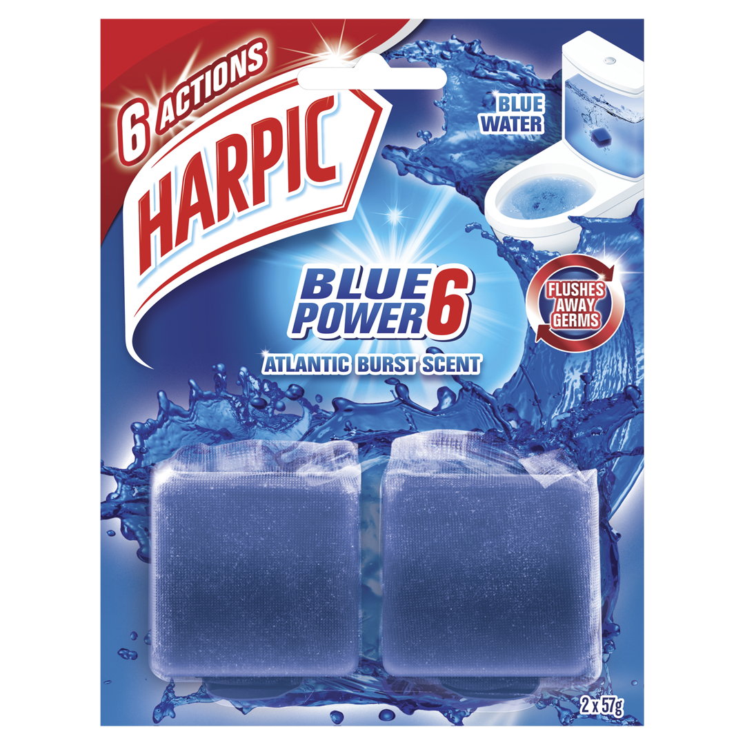 Harpic Blue In Cistern Toilet Block 2 Pack