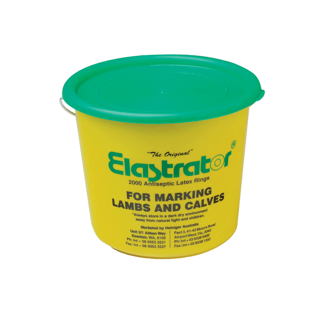 Elastrator Rings Orange 2000 Packet