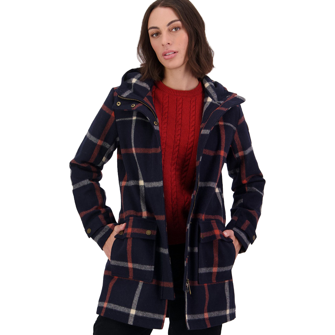 Swanndri Annmore Wool Overcoat Wmns