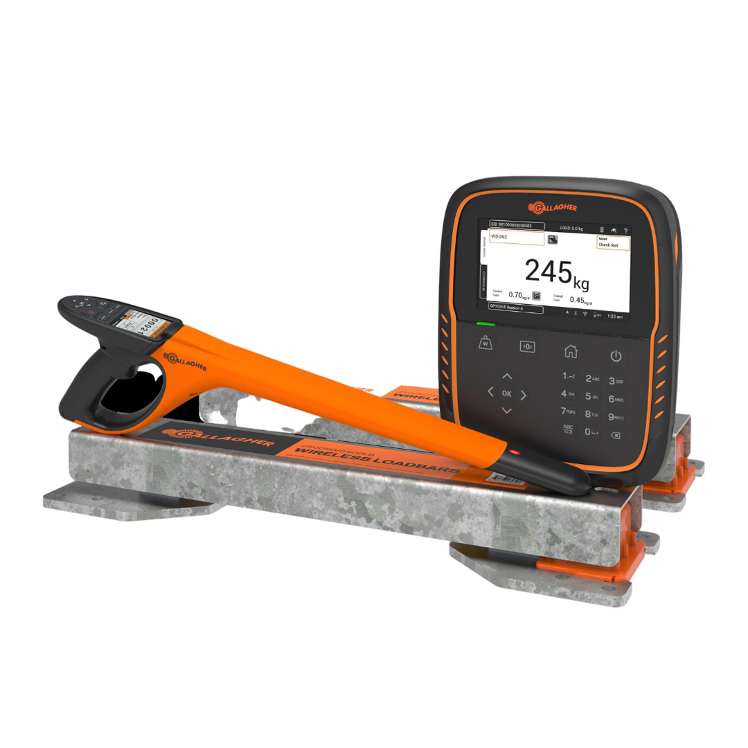 Gallagher W-1 Weigh Scale + 2.5T Wireless Lbars + HR4 Reader