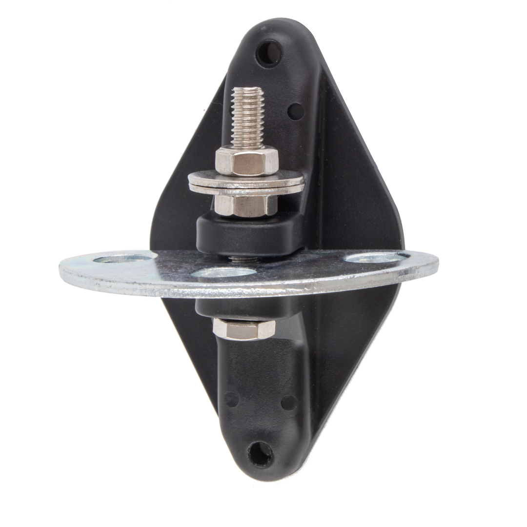Top Paddock Wood Post 3 Way Gate Anchor Black 5 Pack