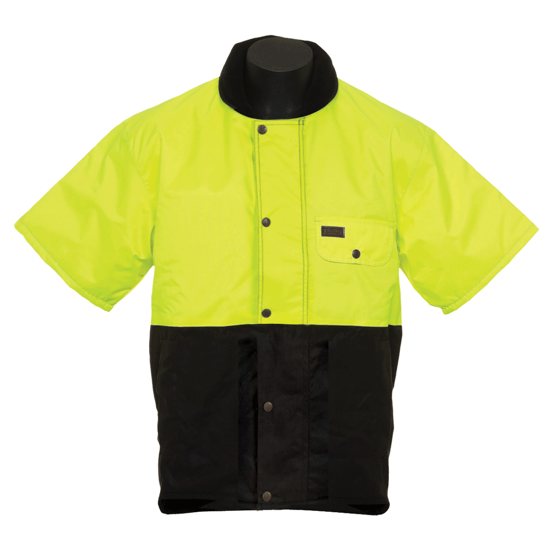 Outback Hi Vis Oilskin Short Sleeve Vest