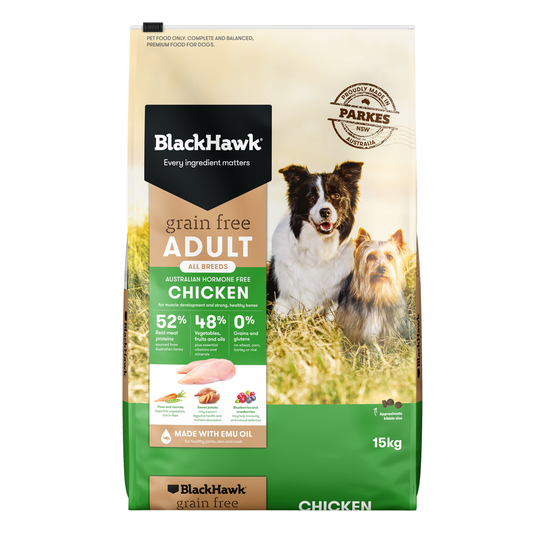 Black Hawk Dog Grain Free Chicken 15kg
