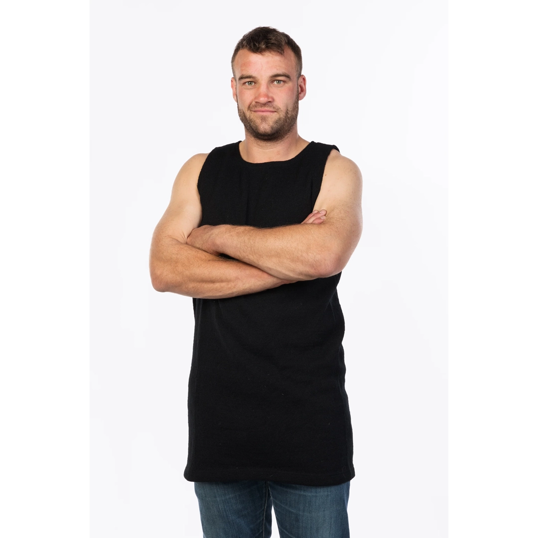 MKM Shearer Singlet 100% Wool