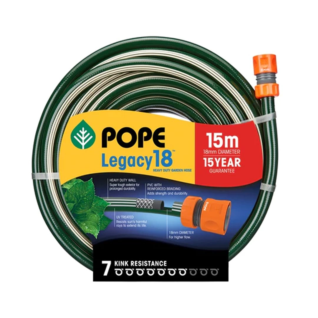 Pope Legacy Garden Hose 18mm x 50m