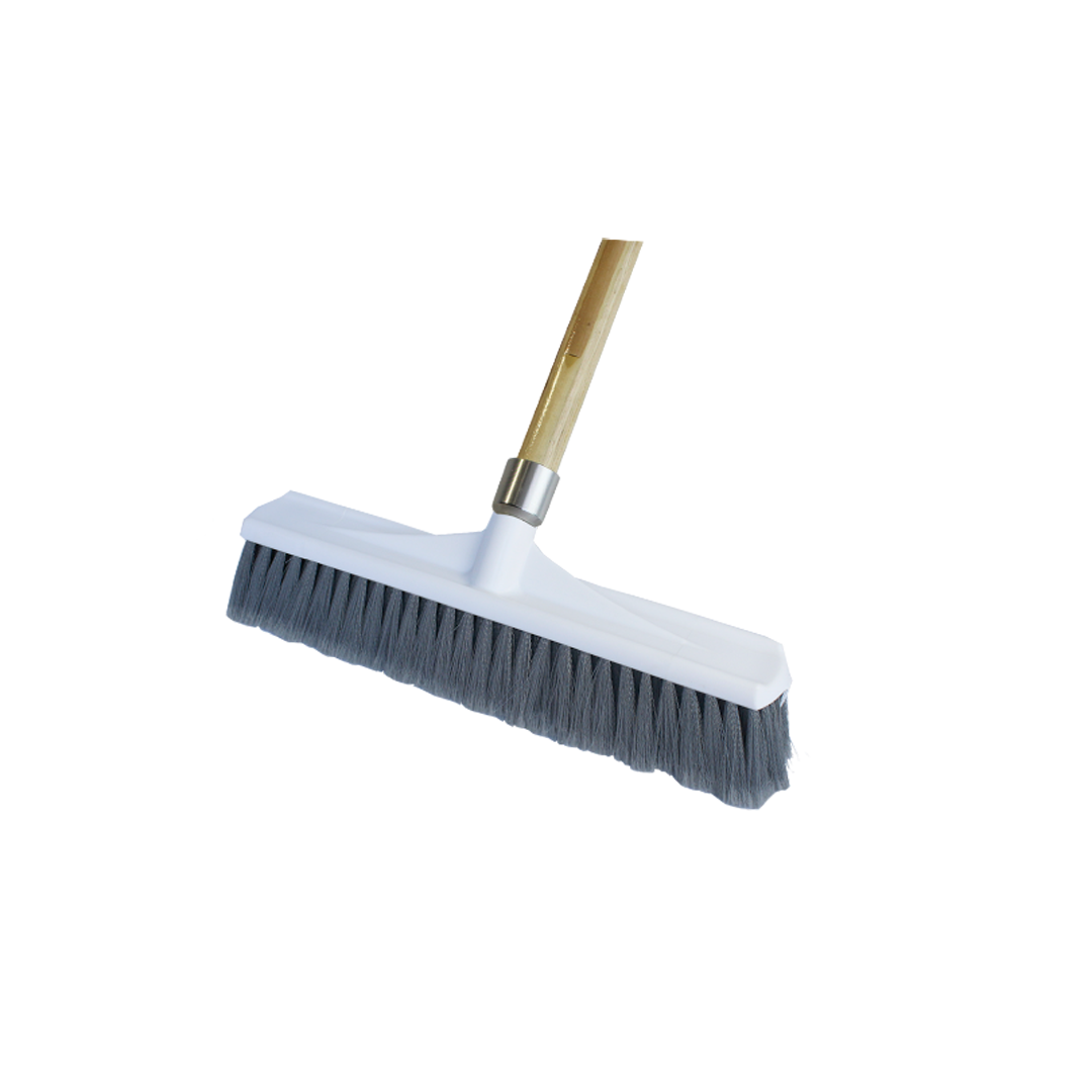 Floor Broom With Wood Handle 600mm