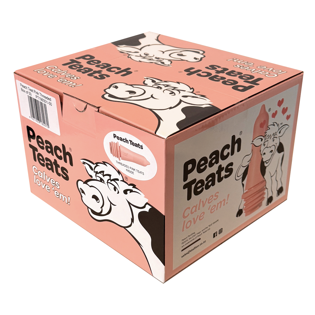 Peach Teat Pull Through Black