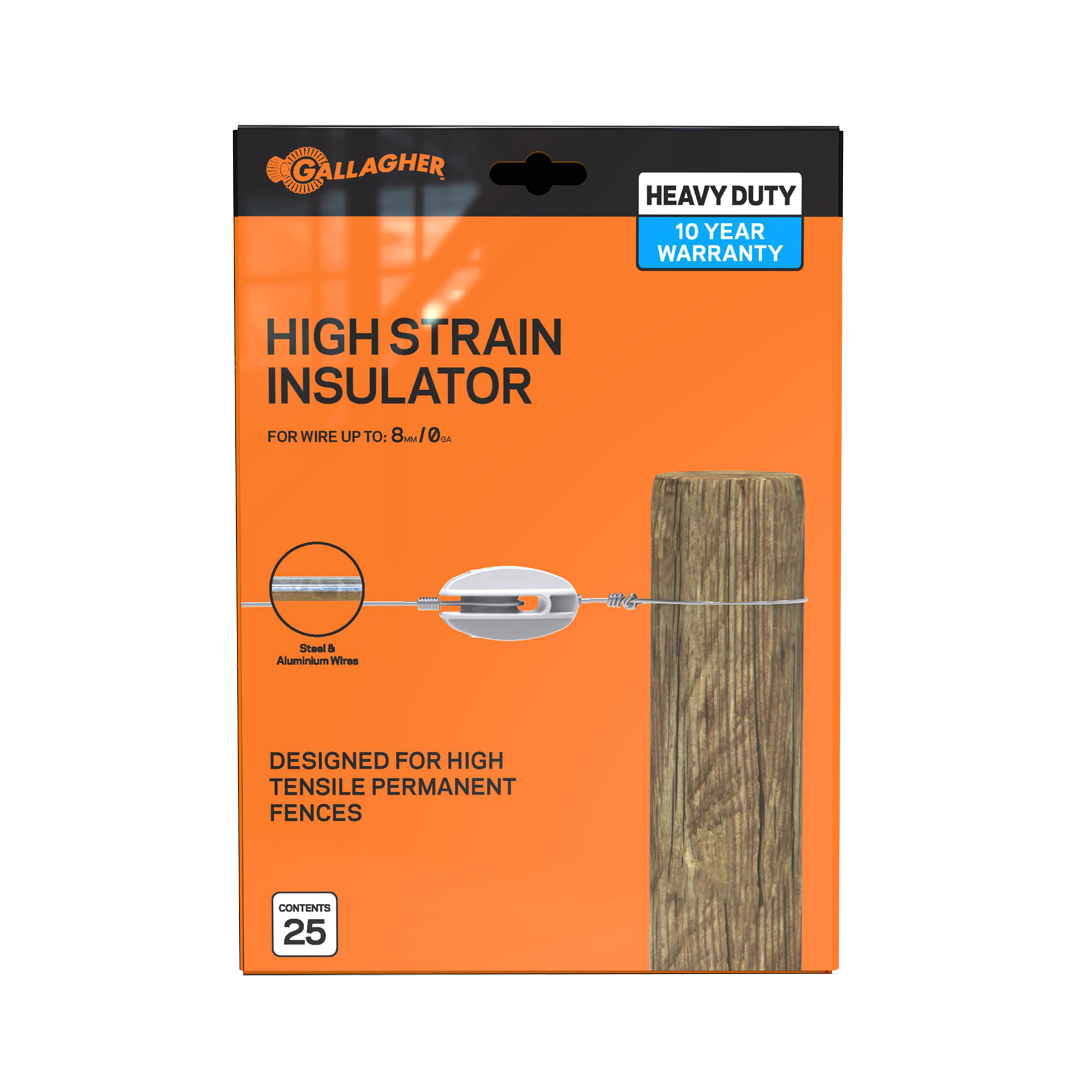 Gallagher Insulator High Strain 25 Packet