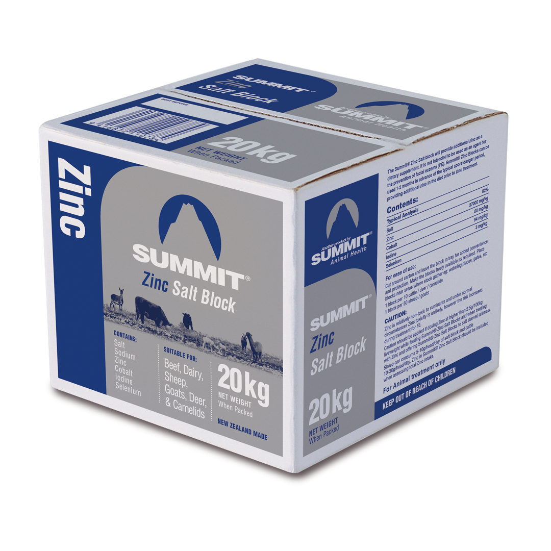 Dominion Summit Zinc Salt Block 20kg