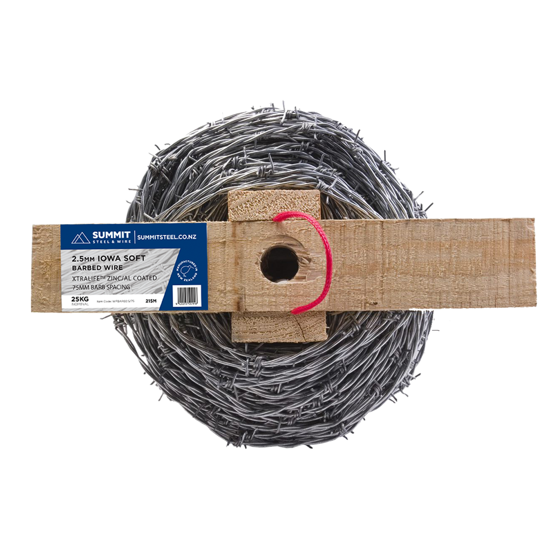 Summit Barbed Wire Soft 2.5mm x 75mm 25kg