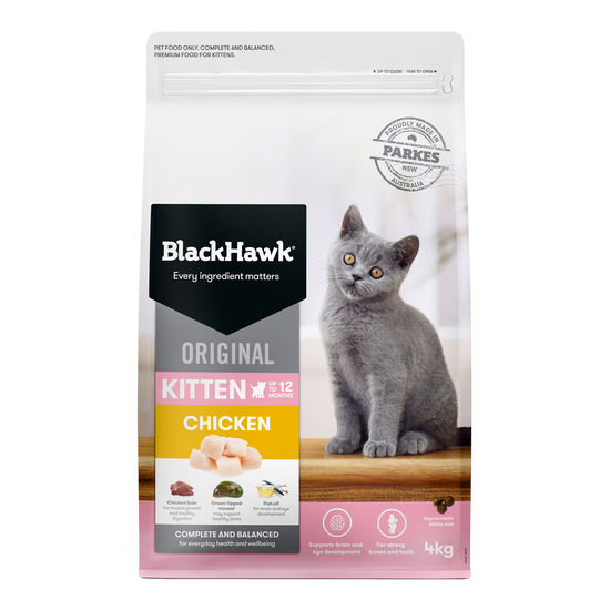 Black Hawk Orig Kitten Chicken 4kg
