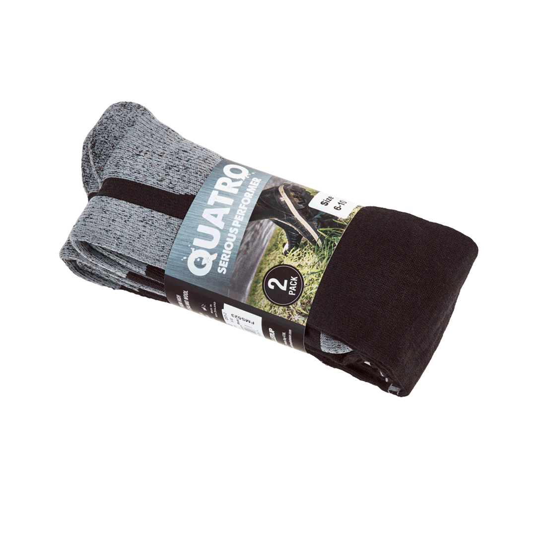 Skellerup Quatro Gumboot Socks 2 Packet