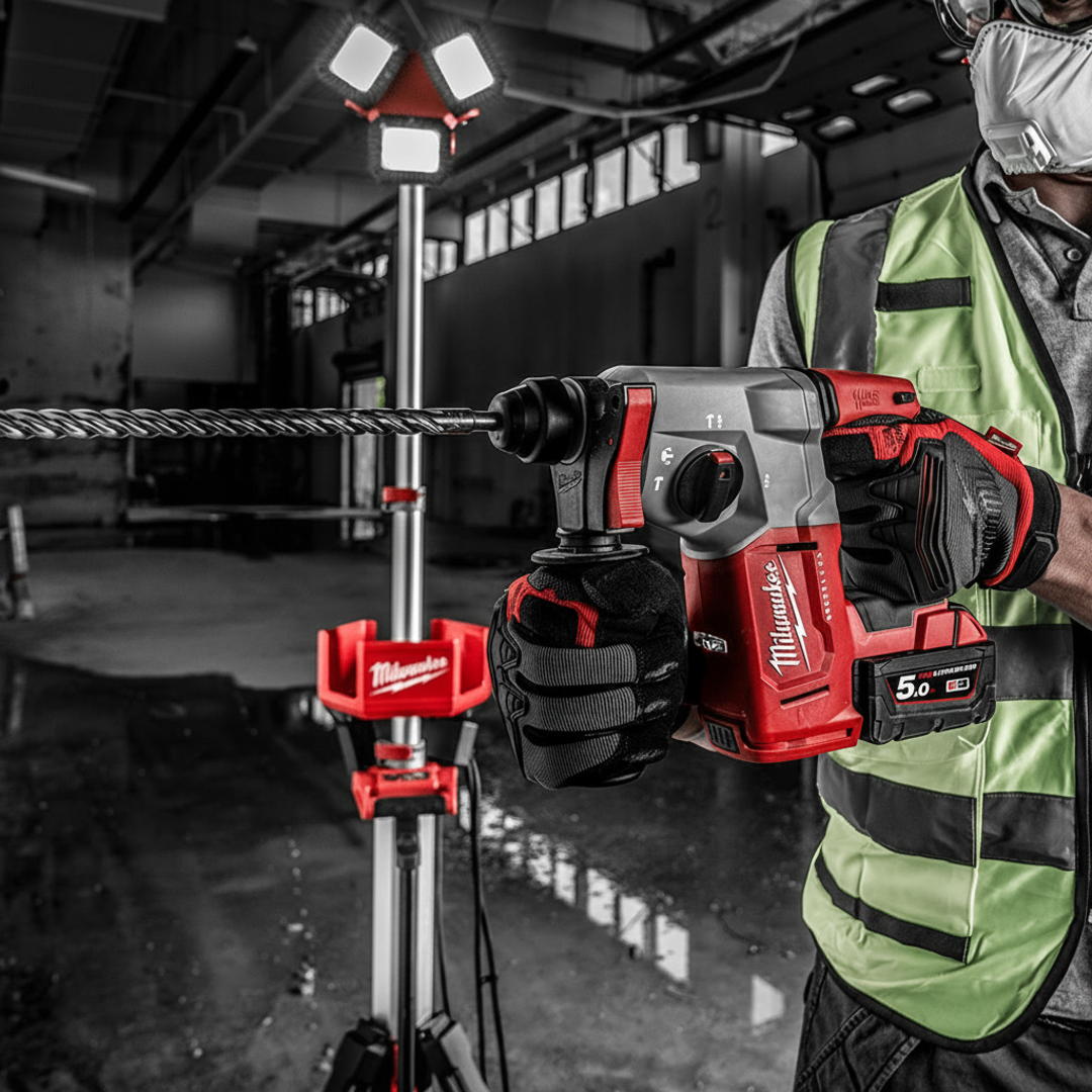 M18 Brushless SDS 26mm w Rotary Hammer