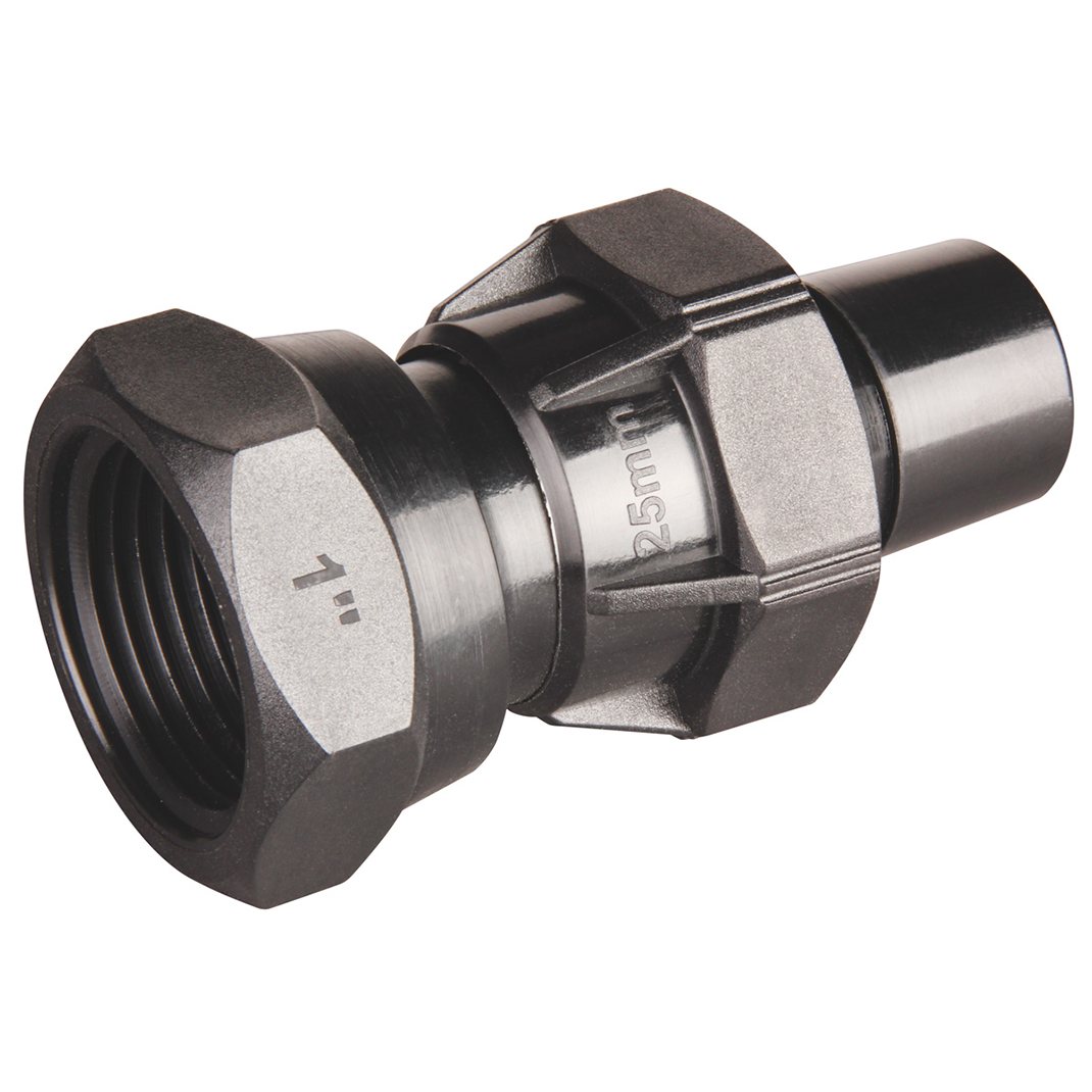 Hansen Female Straight Coupler 25mm