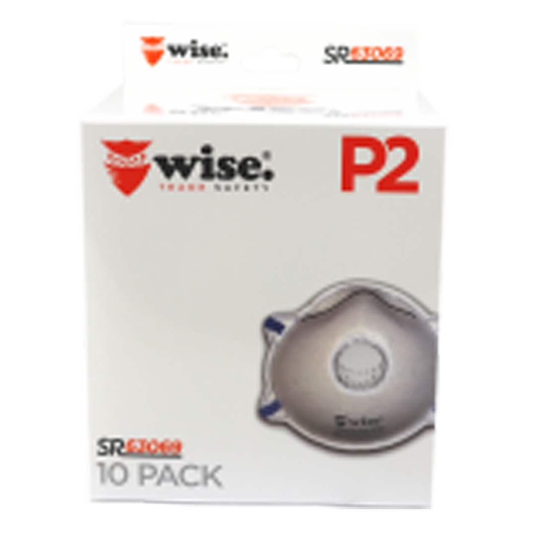 Lynn River Wise P2 Mask with Valve 10 Pack