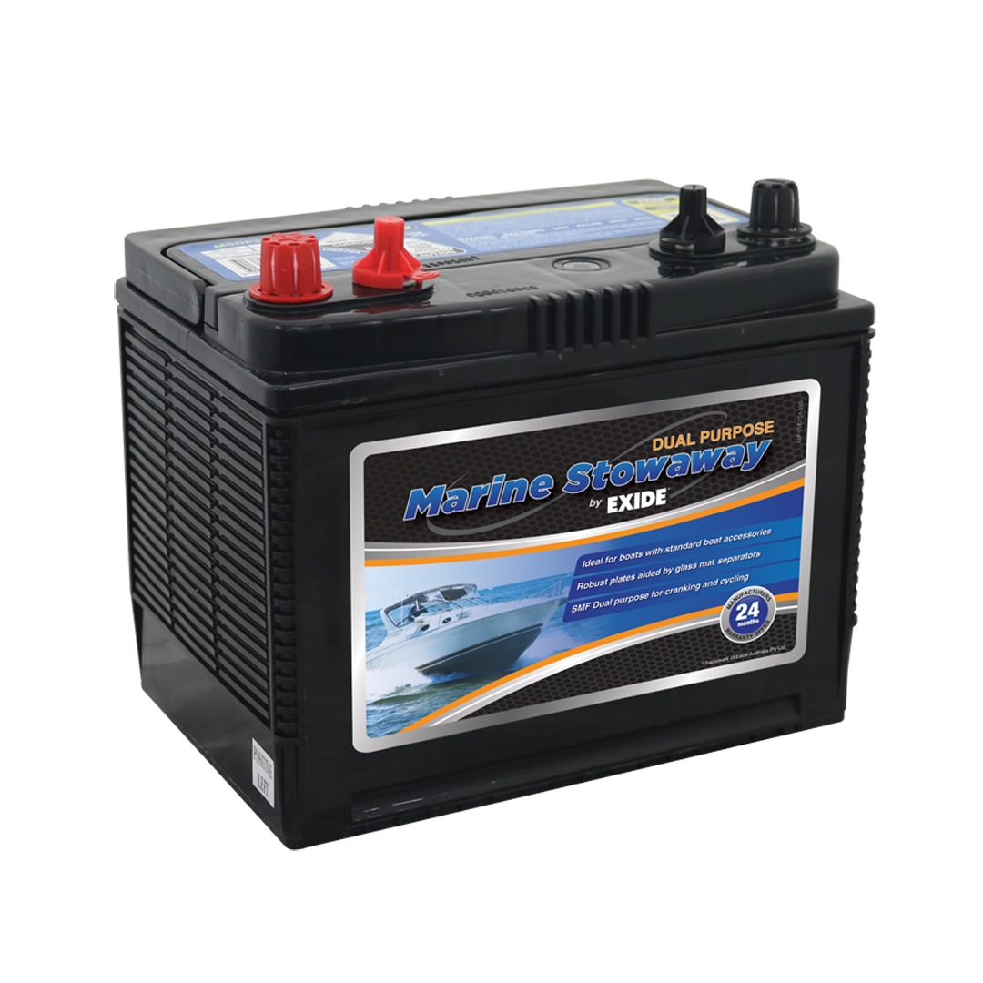 Exide Battery Stowaway Marine Dual Purpose 12 Volts