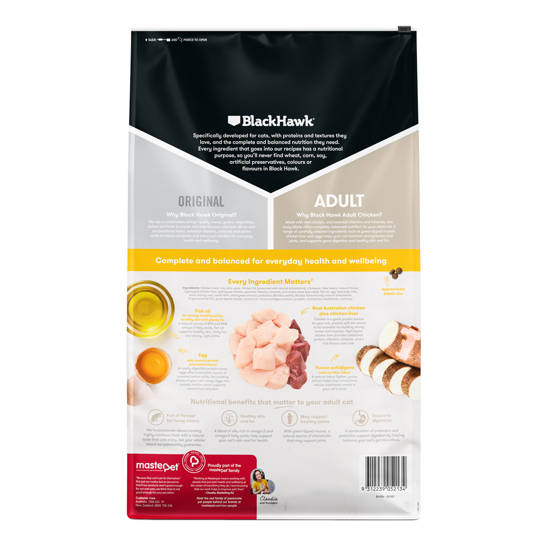 Black Hawk Orig Cat Chicken 12kg