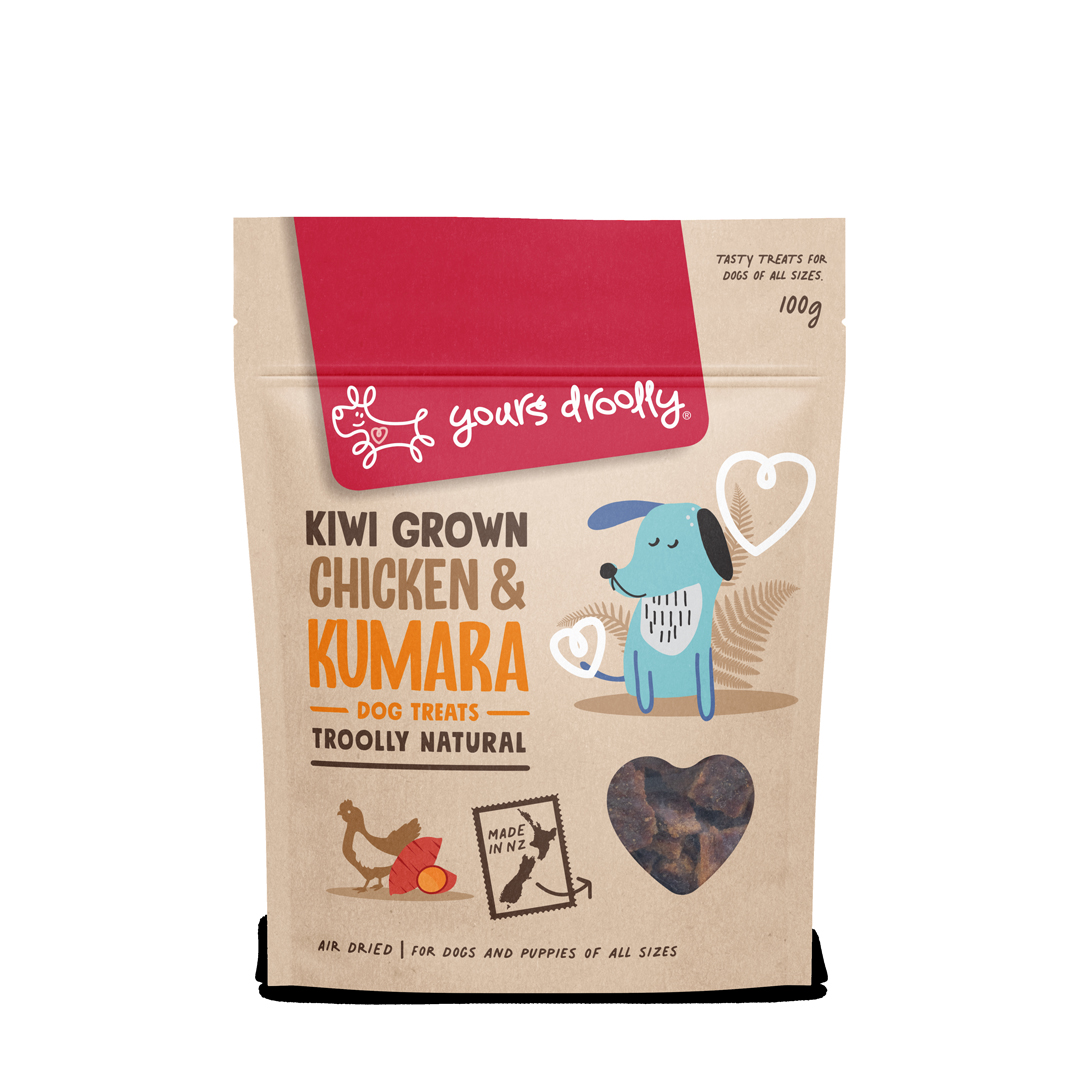 Yours Droolly NZ Chicken Kumara Treat 100g