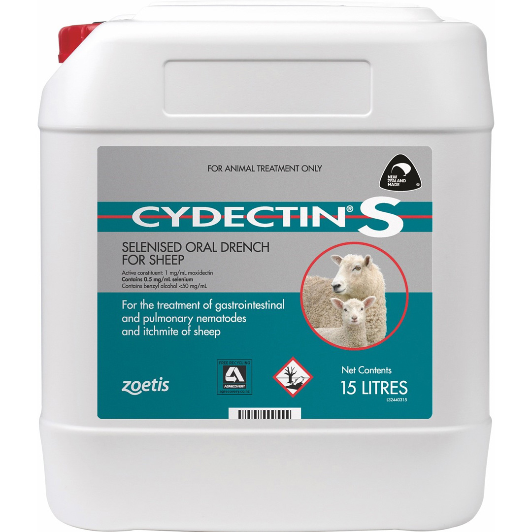 Cydectin Oral Sheep Drench Selenium 15L