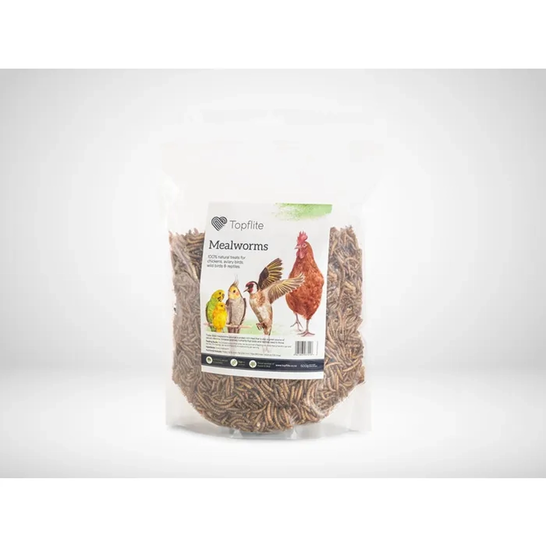 Topflite Dried Meal Worms 500g