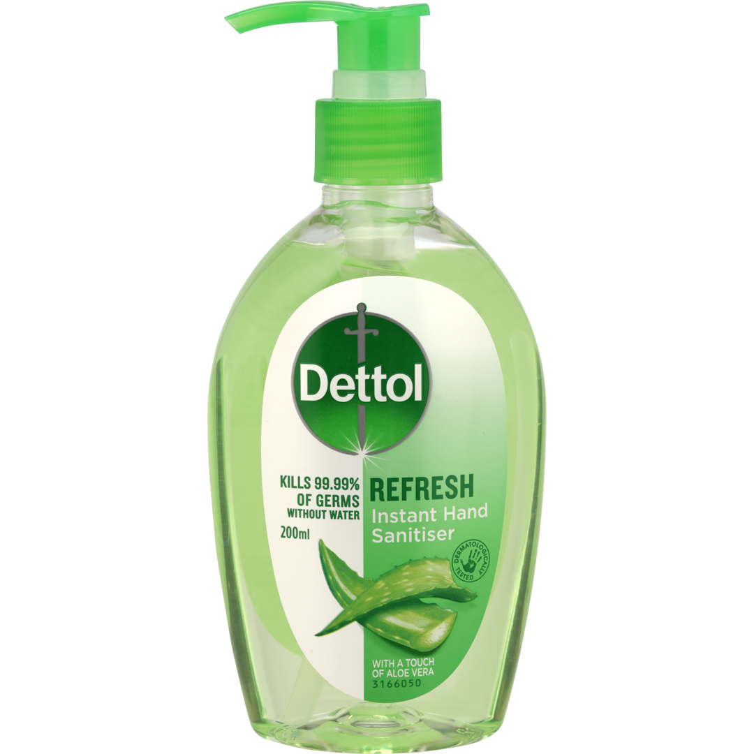 Dettol Antibacterial Instant Hand Sanitiser Refresh 200ml