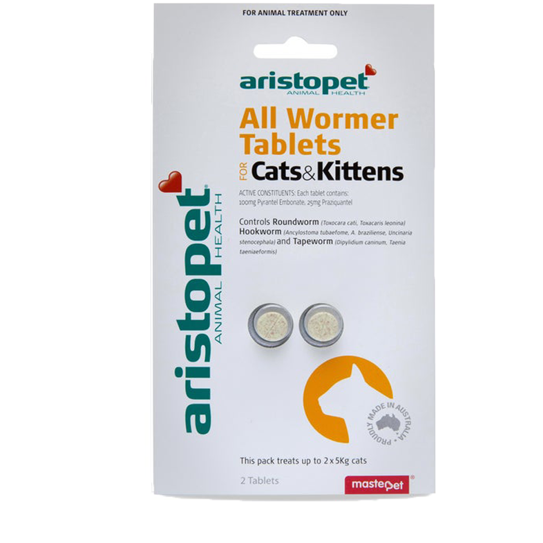 Aristopet All Wormer Cat/Kit 2pk