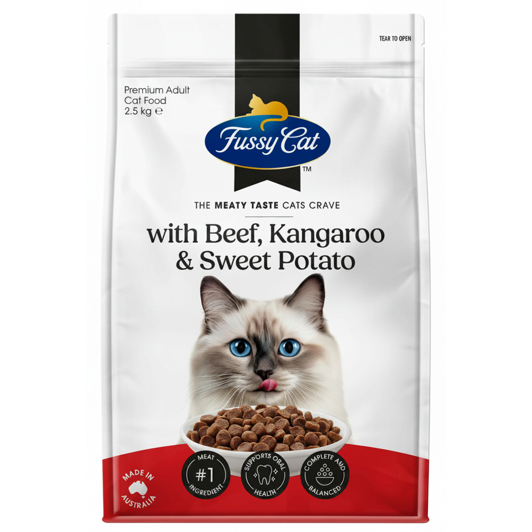 Fussy Cat Beef & Kangaroo 2.5kg